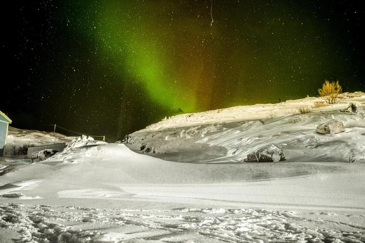 Новый год под северным сиянием