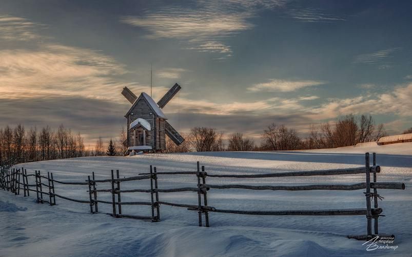 Каргополь в зимнем убранстве