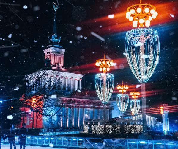 Новогодние впечатления в Москве