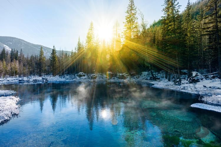 Киргизия в зимнем наряде